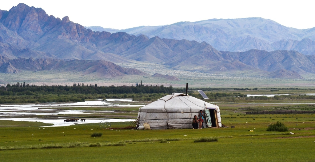 Les steppes de Mongolie