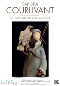 affiche courlivant Sculpture de sandra Courlivant : Flûtiste sur un yack en Mongolie